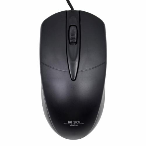 Мышь M-Sol SL , 3 кнопки, 1.5м, чёрная