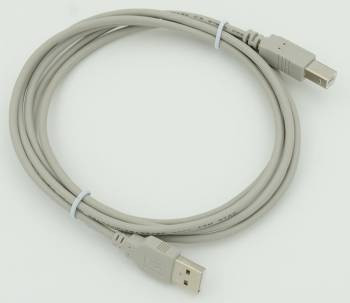 Кабель для принтера, МФУ, сканера USB A(m) USB B(m) 1.8м серый