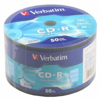 Диск CD-R Verbatim 700Mb 52x bulk  от 50шт