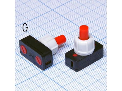 Кнопка PBS-17A выключатель для светильников (красная)
