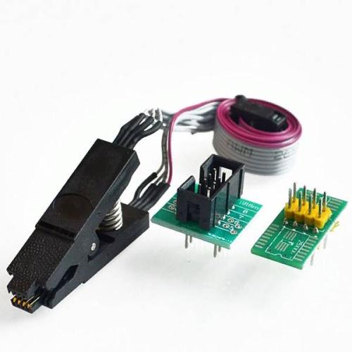 DIP8-SOIC8, Клипса-адаптер для программирования микросхем памяти и микроконтроллеров