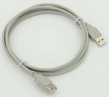 Кабель - удлинитель USB AM - USB AF , 1.5м, феррит