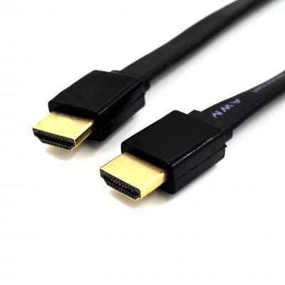 Кабель HDMI M - HDMI M  плоский 1,8м  
