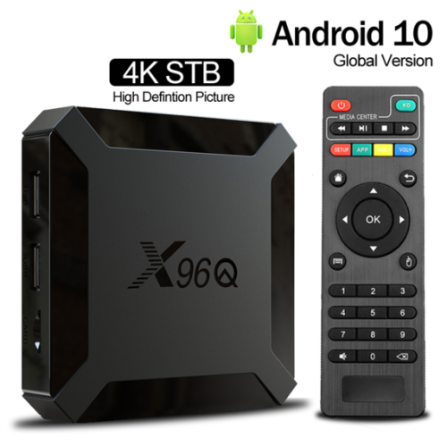 Смарт TV Box X96Q, 2G, 16G,  WiFi 2.4 ГГц, Android 10