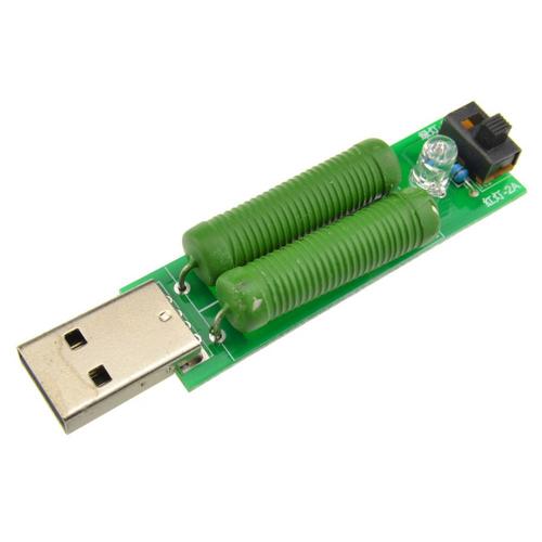 USB нагрузка резистивная 1-2А, вход USB