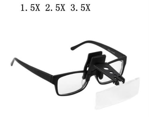 Лупа налобная 1.5x/2.5x/3.5x (насадка на очки) MG19156-2