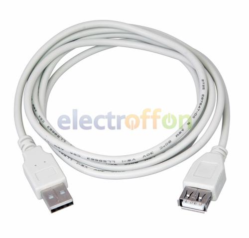  USB кабель microUSB с 2-х сторонним разъемом 1М белый REXANT