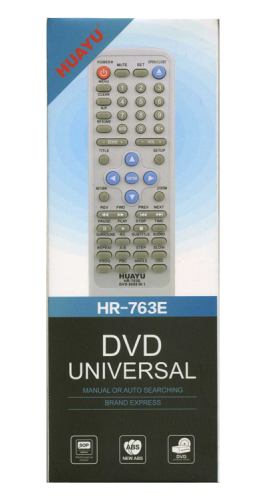 Пульт универсальный для DVD,кинотеатров, акустики  Huayu HR-763E 