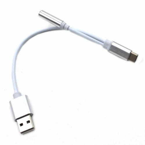 Переходник TypeC - jack 3.5  +заряд USB 