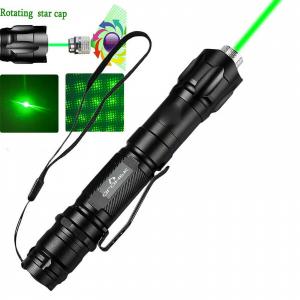 Лазерная указка 100 мВт, акб 18650+зарядка в комплекте, зелёный луч