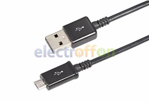 USB кабель microUSB  1м , 2.5A, черный