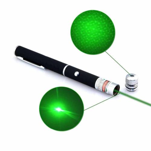 Лазерная указка  зелёный луч с насадкой «звёздное небо»