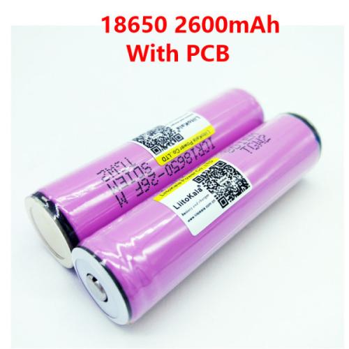 Samsung ICR18650-26F Protected 2600 mAh Li-ion аккумулятор с защитой