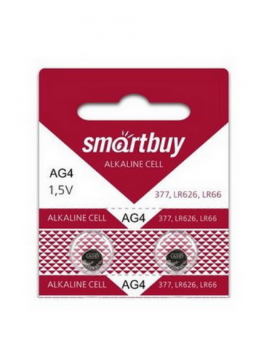Батарейка часовая SmartBuy AG4 / LR626 / 377A 