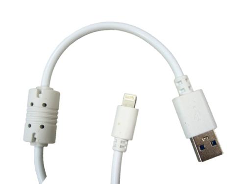 Кабель USB 2А   для iPhone5/6/7, фильтр 1,5м