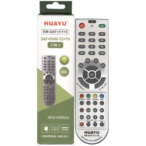 Универсальный пульт HUAYU SAT1111+B для TV и SAT корпус Bigsat/Globo HOF-44C