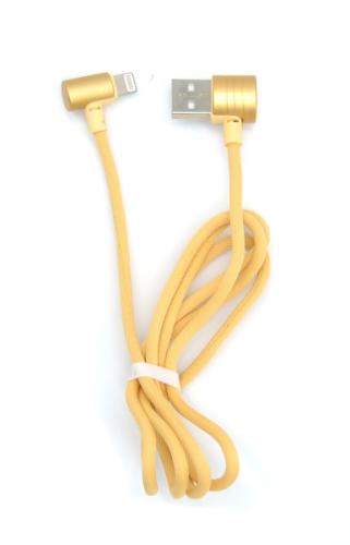 Кабель USB 2.4А  - iOS Lighting, 1м, угол